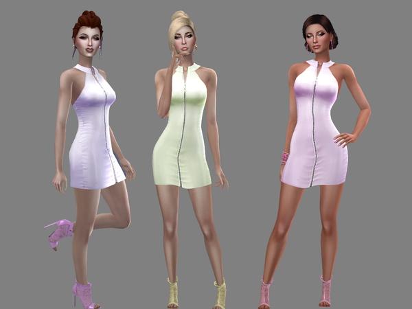 Sims 4 Charlene dress by Simalicious at TSR
