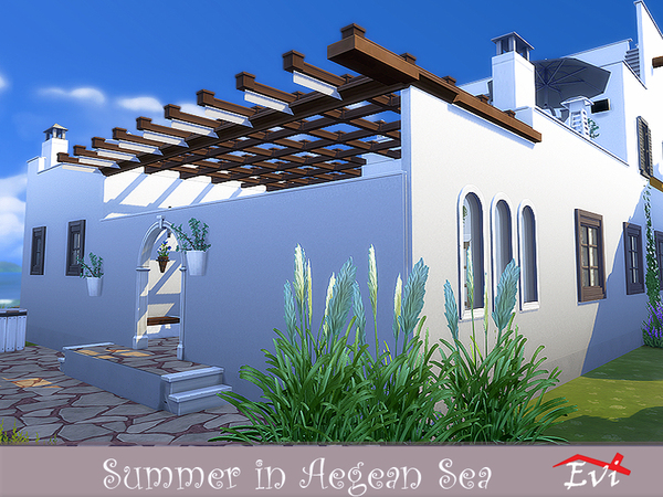 Sims 4 Summer in the Aegean Sea by evi at TSR