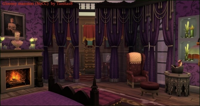 Sims 4 Gloomy mansion at Tanitas8 Sims