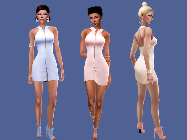 Sims 4 Charlene dress by Simalicious at TSR