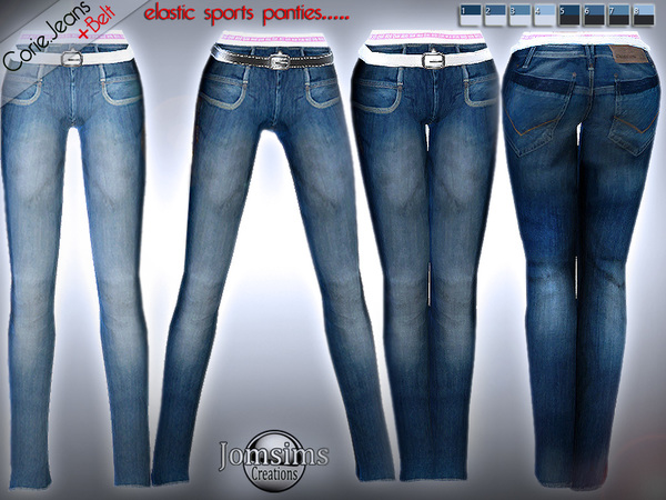 Sims 4 Corie jeans by jomsims at TSR