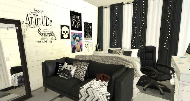 Sims 4 Christina bedroom at Pandasht Productions