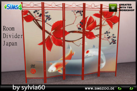 Japan Room Divider by sylvia60 at Blacky’s Sims Zoo