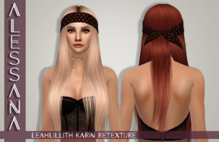LeahLillith Karin Hair Retexture at Alessana Sims
