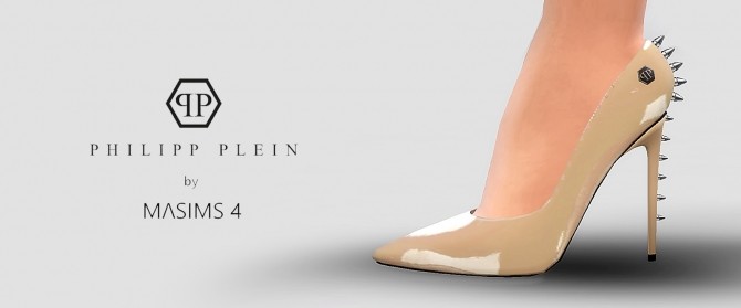 Sims 4 PP Studded Pumps at MA$ims4