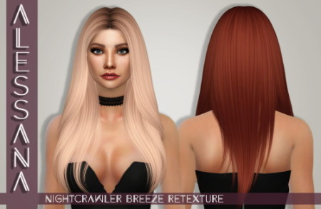 Nightcrawler Breeze Hair Retexture at Alessana Sims