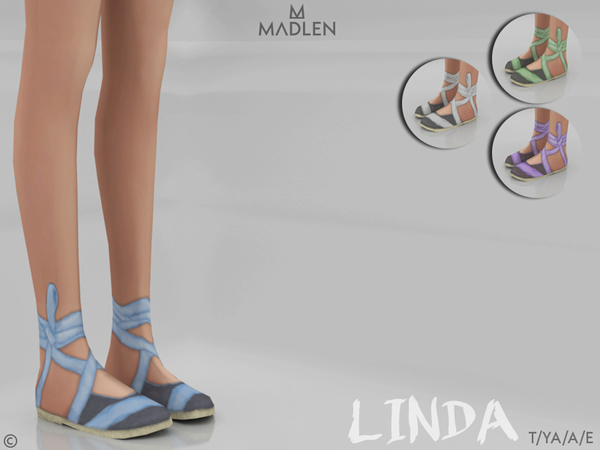 Sims 4 Madlen Linda Shoes by MJ95 at TSR