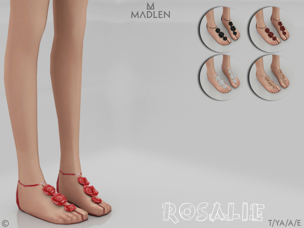 Sims 4 Madlen Rosalie Shoes by MJ95 at TSR