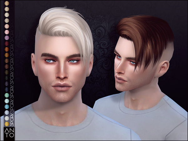 Sims 4 Spark Hair by Anto at TSR