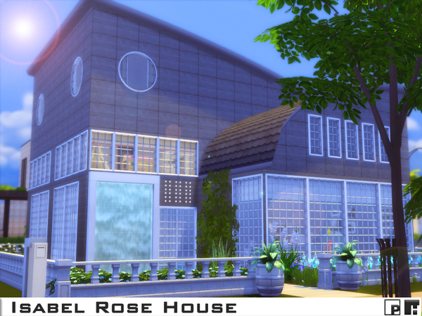 Sims 4 Isabel Rose House by Pinkfizzzzz at TSR