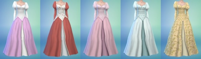 Sims 4 Ariel Wedding Dress at My Stuff