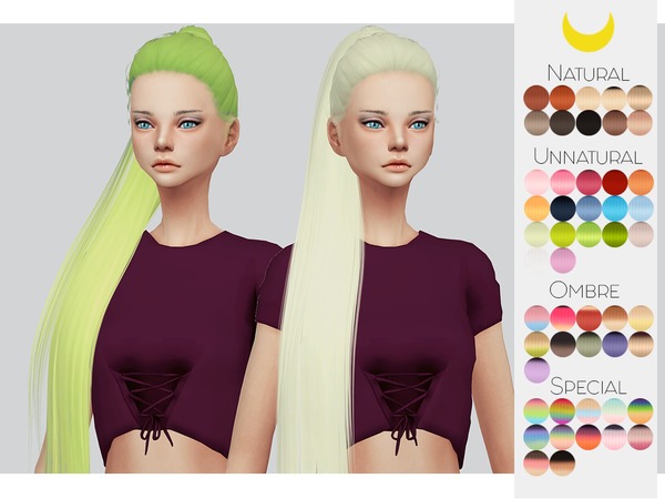 Sims 4 Hair Retexture 51 LeahLilliths Royalty by Kalewa a at TSR