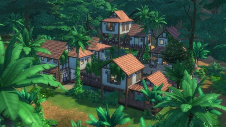Tropical Manor by rayunemoon at Mod The Sims