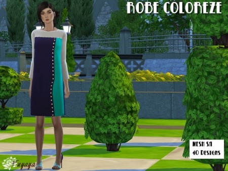 Coloreze dress by Fuyaya at Sims Artists