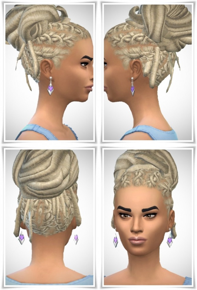 Sims 4 Cool Dread Knot Hair M/F at Birksches Sims Blog