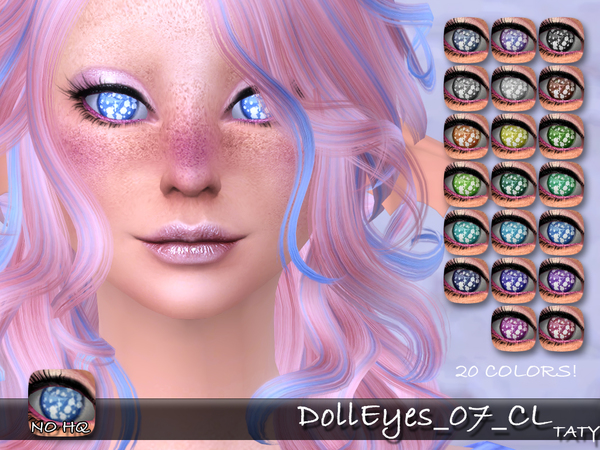 Sims 4 Doll Eyes 07 CL by tatygagg at TSR