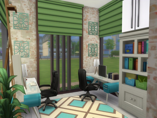 Sims 4 Sunville house No CC by lenabubbles82 at TSR