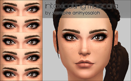 Intoxicating Mascara 5 styles by Vampire_aninyosaloh at Mod The Sims