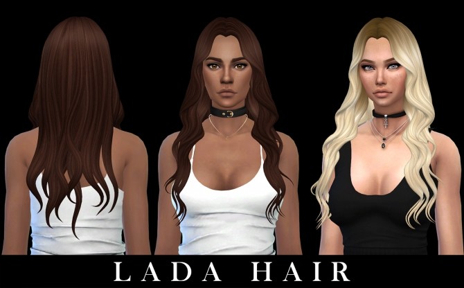 Sims 4 Lada Hair (P) at Leo Sims