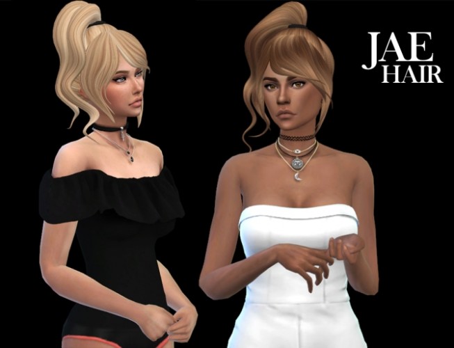 Jae Hair at Leo Sims » Sims 4 Updates