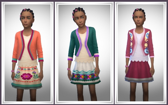 Sims 4 Jungle Children Dress at Birksches Sims Blog