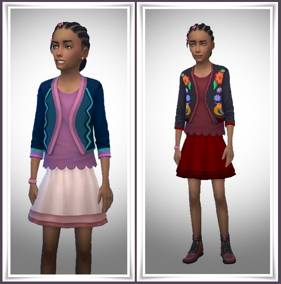 Sims 4 Jungle Children Dress at Birksches Sims Blog