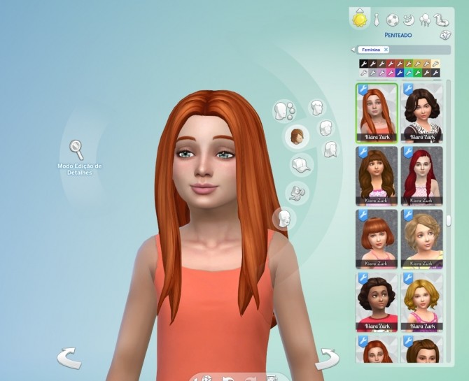 Sims 4 Liliana Hairstyle for Girls at My Stuff