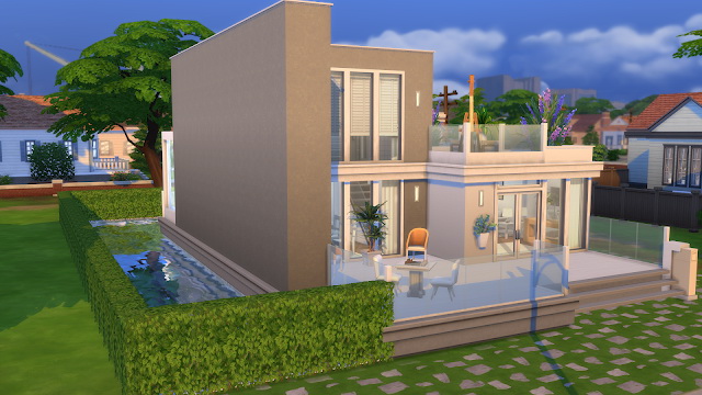 Sims 4 Modern House noCC at Dinha Gamer