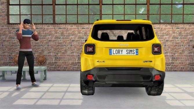 Sims 4 Jeep Renegade at LorySims