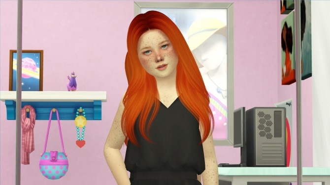 Sims 4 NIGHTCRAWLER BREEZE HAIR KIDS AND TODDLER VERSION at REDHEADSIMS