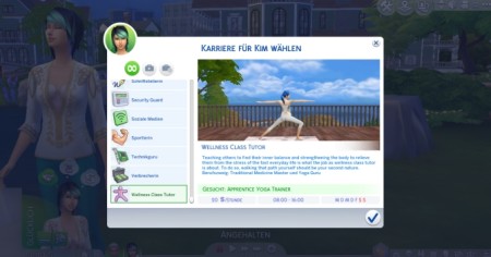 Wellness Career by Marduc_Plays at Mod The Sims