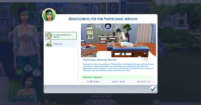 Sims 4 Wellness Career by Marduc Plays at Mod The Sims