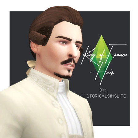 King of France hair conversion at Historical Sims Life