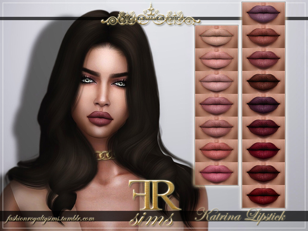 Sims 4 FRS Katrina Lipstick by FashionRoyaltySims at TSR