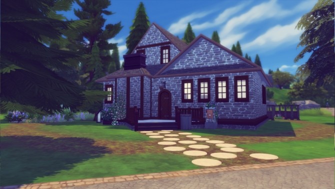 Sims 4 Pine Wood Cottage at Simming With Mary