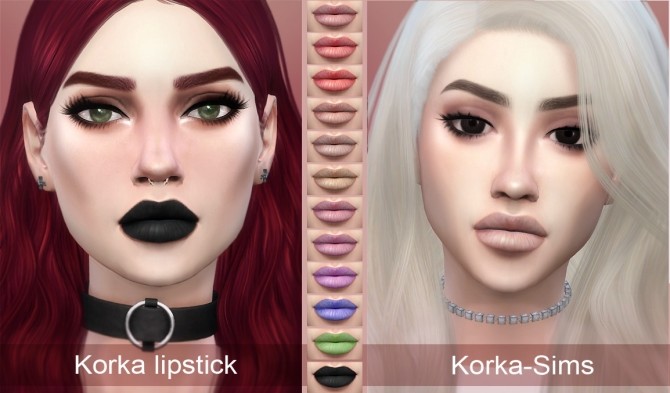 Sims 4 Lipstick at Korka Sims