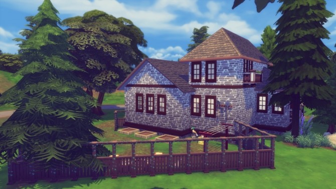 Sims 4 Pine Wood Cottage at Simming With Mary