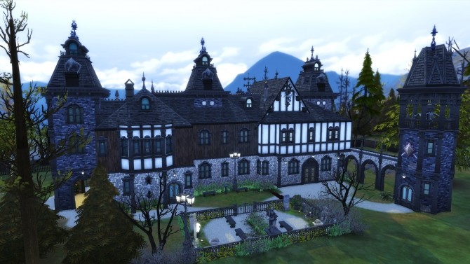 Sims 4 Corvinus Manor No CC by Chaosking at Mod The Sims