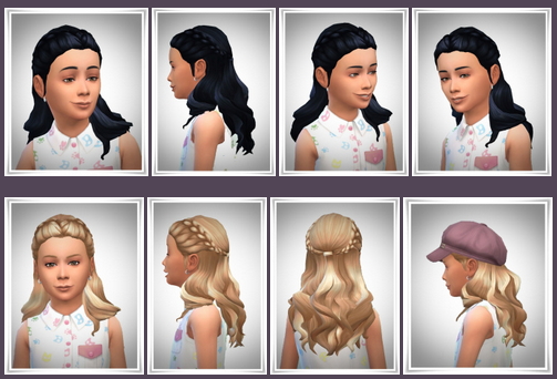 Sims 4 Girls Braided Forehead Hair at Birksches Sims Blog