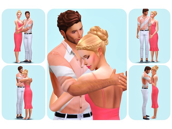 Sims 4 Couples Photoshoot poses by KatVerseCC at TSR
