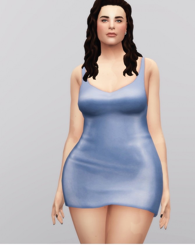 Sims 4 Silky Dress at Rusty Nail