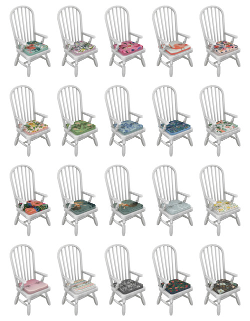 Sims 4 Rifle Paper Dining Chair at SimPlistic