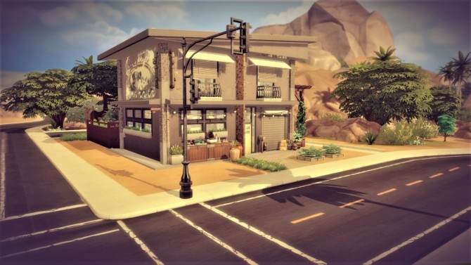 Sims 4 Garage Style house at Agathea k
