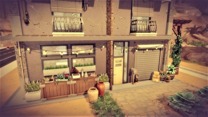 Sims 4 Garage Style house at Agathea k
