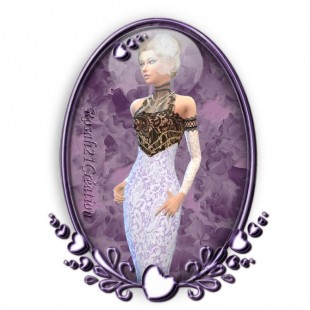1900's dress by Rosah at Sims Dentelle » Sims 4 Updates