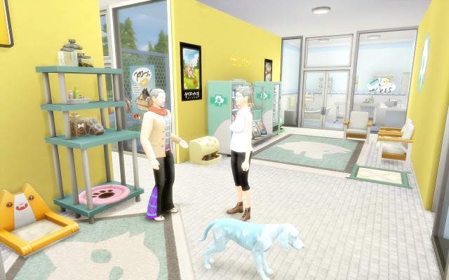 Sims 4 Animal Care Vet Clinic at Via Sims