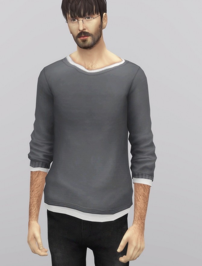 Sims 4 Relaxed Fit T Shirt at Rusty Nail