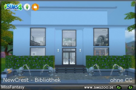 NewCrest library by MissFantasy at Blacky’s Sims Zoo