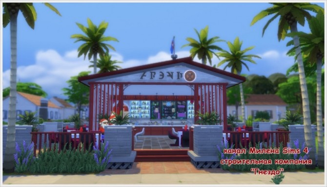 Sims 4 PAZLE Restaurant at Sims by Mulena