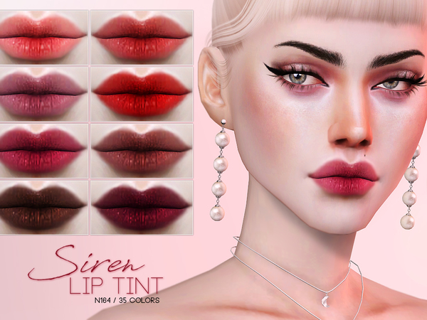 Sims 4 Siren Lip Tint N164 by Pralinesims at TSR